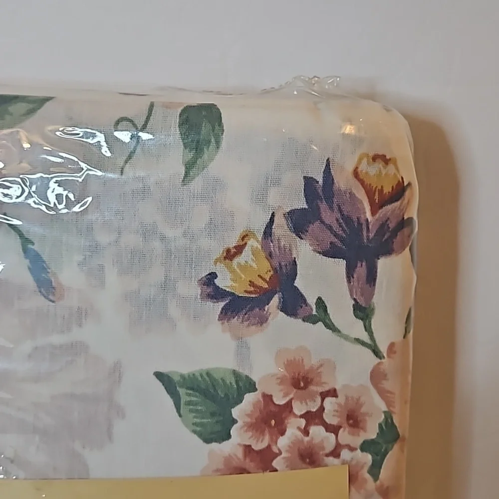 Vintage Aquarian WaterBedSheet Set King size Percale fabric print.